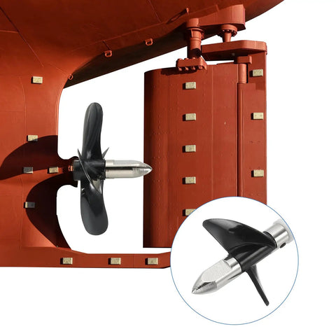 Drive Shaft With Propeller Universal Joint For RC Boat Stainless Steel 2 Blade Paddle 100Mm Shaft And 50Mm Sleeve