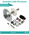 Gear And Sprocket Replacement Kit For Chamberlain Sears Craftsman One Third And One Half HP Chain Drive Garage Door Openers DIY Friendly