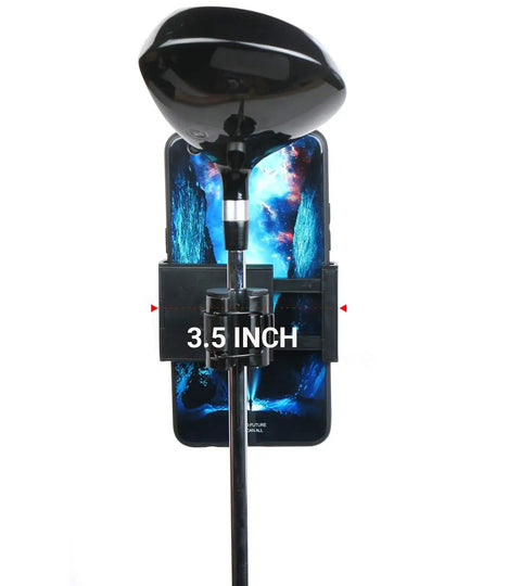 Golf Swing Recording Clip Mount For Phone, Easy Setup Training Aid, holds phone behind golf club, compatible with iPhone 5 6 7 8 X