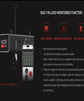 No Sweat Cordless Electric Chain Hoist And Wireless Stage Winch For Theater Rigging with built-in load monitoring and app control.