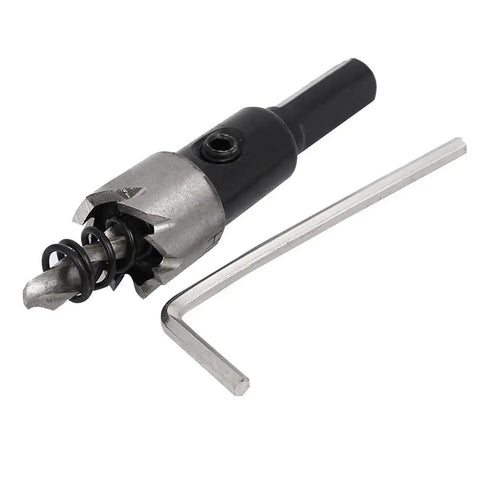 15mm Hole Saw Kit With 68mm Length HSS Bits, spring loaded twist drill, includes hex wrench for wood metal plastic cutting