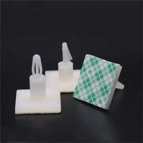 High Tack Adhesive PCB Standoffs With Snap Lock Posts For Circuit Boards, nylon posts for secure mounting, pack of five.