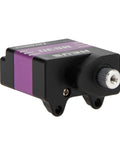 Purple Coreless Micro Servo For Axial SCX30 RC Crawler showing metal gear and purple casing
