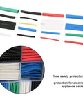 Dope 670 Piece Mixed Color Heat Shrink Cable Sleeve Kit For Wire Identification Garage Workshop Auto Mechanic Projects And Electrical Repairs With Flame Retardant Durable Pe Material You Gotta Get. mixed-color heat shrink sleeves for fuse and cable protection