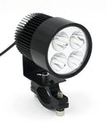 Bright 20W LED Motorcycle Headlight For 12V To 85V Systems Waterproof Front Lamp for E Bikes Scooters Mini Motorcycles Aluminum Housing