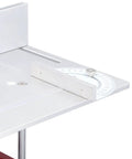 Top Drawer Router Table Kit With Snappy 0 To 54 Millimeter Lift System And Bulletproof Alloy Insert Plate for precise angle adjustments.