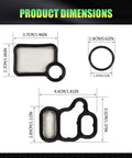 VVT VTEC Solenoid Gasket Kit With Valve Cover Gasket Set And Spool Valve Filter Screen dimensions illustration
