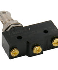 General Purpose Micro Switch With Panel Mount Roller Plunger, Screw Terminals, 0.5mm Contact Gap, SPDT 1NO 1NC, Momentary Action