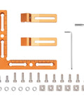 Top Shelf CNC Workpiece Positioning Fixture Kit For Woodworking Vises And Slick CNC Milling Rigs Built Of Solid Aluminum Alloy For Knockout Accuracy And Quick Change Setup keeps workpieces secure with precision clamps.