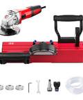 Heavy Duty Electric Tile Chamfering Machine Portable Precision Bevel Cutter with attachment kit for marble and ceramic finishing.