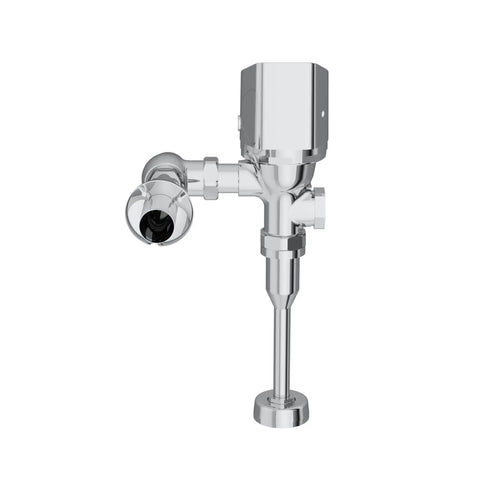 EZ Gear Driven 0.5 GPF Exposed Sensor Urinal Flush Valve With AquaSense Tech, Ultra Durable Diaphragm And Gasket System, Chemical-Resistant Seals, Clog-Resistant, No-Nonsense Build, Over 500000 Cycle Life, Detects Forward And Down Motion chrome valve
