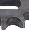 Close-up of Premium Industrial Steel Chain Sprocket With 10 Teeth For Electric Scooter Replacement, showcasing heavy-duty steel construction.