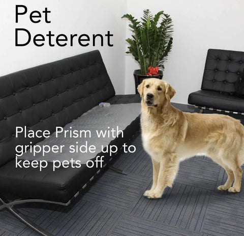 Premium Heavy Duty Floor Runner Protector For Carpeted Floors With Skid Resistant Grippers And Clear Vinyl Shield Prism Finish 27 Inch By 6 Foot Rug Protector For Busy Hallways And High Traffic Areas Made In USA