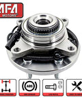 Front Wheel Bearing Hub Assembly 6 Lug 4WD For Ford F150 Expedition And Lincoln Navigator 2011 2014 With ABS