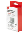 Box of 24 non-abrasive premoistened wipes for cleaning electronics, safe on laptops, tablets, quick cleans grease and dirt, 3.9 x 6.9 inches