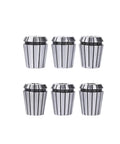 Heavy Duty Er32 Collet Chuck Set For Precision Milling Cnc Tool Holder 2 To 20 mm High Carbon Steel Clamp showing six precision collets.