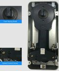 Floor Spring Hinge For Frame Glass Doors Heavy Duty Hold Open Up To 116 Degrees Supports Up To 115 Kg Two Way Center Arm