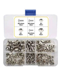 Must Have M3 M4 M5 M6 Hammer Head T Slot Nut And Hex Bolt Set Kit With Screws For Aluminum Profile Grooves, in a clear compartment box