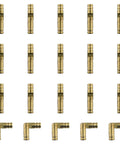 Brass Invisible Barrel Hinges For Jewelry Boxes And DIY Projects 20 Pieces M5 X 25mm Concealed Cylindrical Hinges