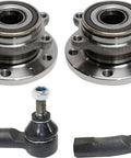 2 Wheel Hub Kit With Bearing For VW Passat Tiguan Beetle Jetta GTI And Audi A3 Front 5 Lug Hubs AWD And FWD Compatible Fits 2005 2019 Models