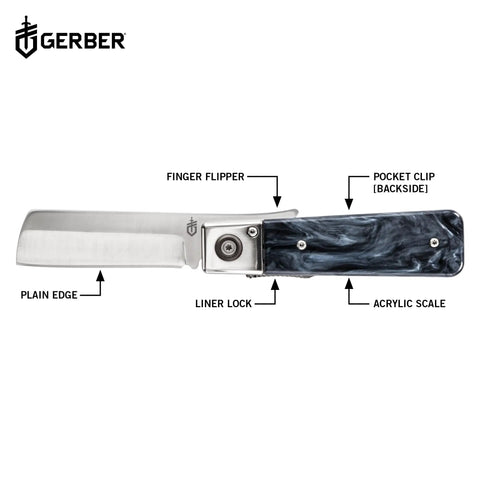 Jukebox EDC Folding Pocket Knife With Straight Edge Flipper Blade For Everyday Carry Durable Liner Lock 2.7 Inch Tortoise Shell Handle