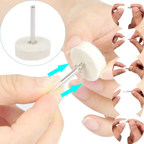 Polishing Buffing Wheel Kit For Rotary Tools Accessories Pack 111 Pcs With Felt Pads Wheels Points And Mandrel Kit One Eighth Inch Shank Great For Glass Metal Plastic Moulds And Jewelry Making