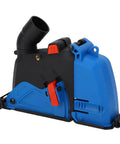 Heavy Duty Angle Grinder Dust Collecting Guard With Quick Slide Hookup And Adjustable 0 To 45 Mm Depth Universal Fit For 4 And 5 Inch Tools