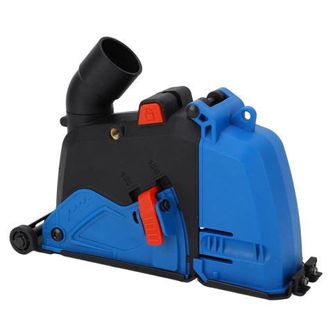 Heavy Duty Angle Grinder Dust Collecting Guard With Quick Slide Hookup And Adjustable 0 To 45 Mm Depth Universal Fit For 4 And 5 Inch Tools