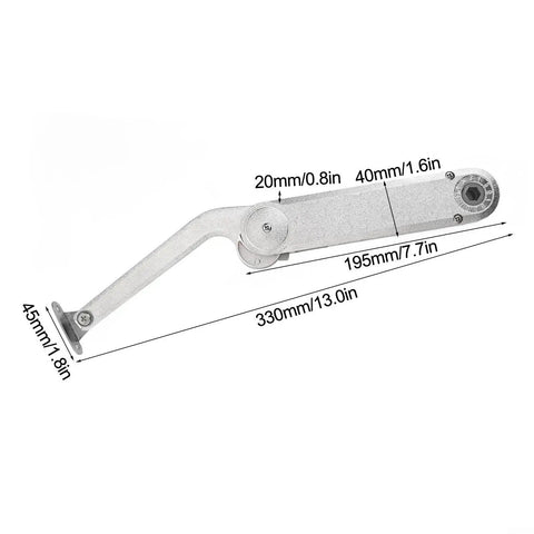 Built Tough Heavy Duty Cabinet Lid Hinge With Gas Spring Adjustable 75 90 100 Degree Angles Soft Close Hydraulic Support