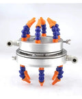 Heavy Duty Spindle Cooling Ring For CNC Machines With Hella Efficient 360 Degree Coolant Spray System Crushes Heat While Keeping Your Work Rig Spotless And Cool At 105 Mm Diameter, featuring flexible coolant hoses.