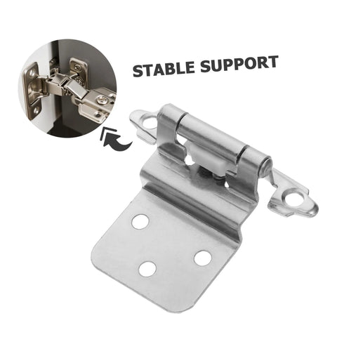 Durable silent self-closing cabinet hinges with stable support for kitchen and bathroom cabinets, offering quiet and efficient operation.