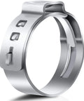 Heavy Duty 3/4 Inch PEX Cinch Clamps Set With 304 Stainless Steel Crimp Rings For PEX Tubing Fittings, close-up view