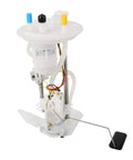 Electric Fuel Pump Module Assembly With Sending Unit Replacement For Ford Expedition And Lincoln Navigator V8 5.4L 2007 2008 E2476M Direct Fit Replacement With OE Standard Quality For Easy Install And Quiet Reliable Performance, showing top and side view with colored connectors and wires visible.