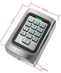 Smart WiFi Access Control Keypad For Garage And Gate Openers With PIN Code And ID Card No Fuss 12V DC IP68 Waterproof