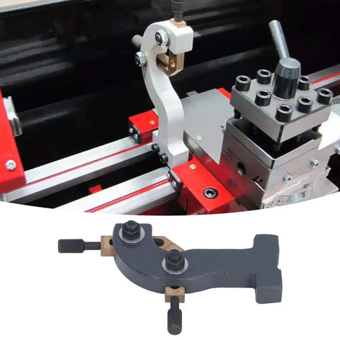 Rock Solid Mini Lathe Steady Rest Center Support Reduces Vibration For 0618 7x12 7x14 Lathes Heavy Duty Build Keeps Vibrations In Check For Smooth Sailing Cuts Every Single Time