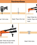 Instruction steps for using Aluminum Large Flange Blind Rivets Kit, 3/16 x 3/8 Inch Pop Rivets With 5/8 Inch Flange Diameter