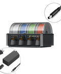 24V 4A Power Supply Adapter for AMS2 Pro Bambu Lab Automatic Material black adapter and DC plug for 3D printer AMS unit