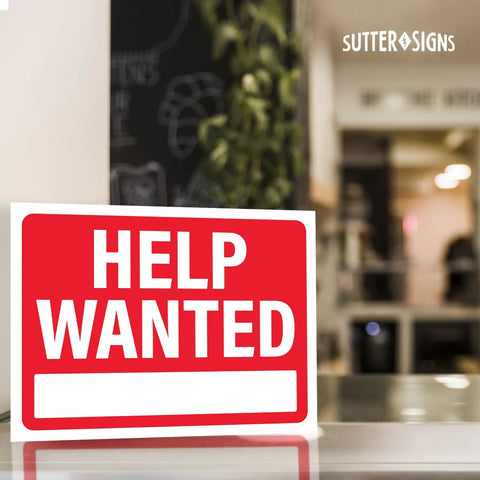 Now Hiring Signs 12x9 Waterproof Plastic For Businesses Bright Red And Bold Outdoor Indoor Use Pack Of Four Weatherproof Signs Designed To Attract Fast Applicants And Boost Hiring in store location
