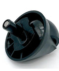 Roborock front caster wheel, black plastic, omni-directional, for S9 MaxV Ultra