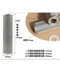 Heavy Duty 10 Inch Reusable Stainless Steel Water Filter Cartridge With Washable Mesh Screen For Home Dispensers Faucets And Diy Setups Featuring 50 To 400 Micron Filtration Cuts Through Gunk Fast Keeps Your Water Smooth Like Butter dimensions shown