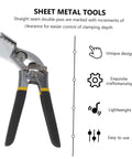 3 Inch Hand Seamer Metal Bending Tool For Sheet Metal And Roofing Straight Jaw Pliers Anti Slip Clamps Edge Seam Bender