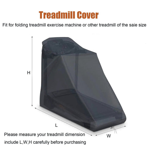 All Weather Treadmill Cover For T Series Indoor Outdoor Use, Waterproof 500D Fabric Protects From Dust, Water, Pets And UV Rays, Heavy Duty Size 55.12 In D By 27.56 In W By 45.67 In H, Easy Clean
