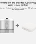 Smart Front Door Lock With Keyless Entry For Existing Deadbolt, Alexa And Google Assistant Compatible, WiFi Gateway Included