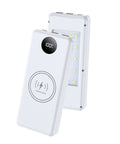 Heavy Duty 8 Bay 18650 Battery Charger Case With Live Digital Display And Usb Pd Fast Charging Build Your Custom Solderless Power Bank Kit That Goes Off On Long Drives Or Weekend Getaways Easily, white power bank with digital display.
