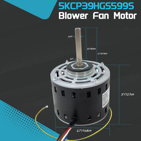 Heavy Duty Furnace Blower Motor 1/3 HP 115V 1075 RPM Straight Up Compatible Replacement Swaps Into Ge Genteq American Standard Trane Keeps Your Place Cozy And Runs Tight Year Round With Zero Fuss