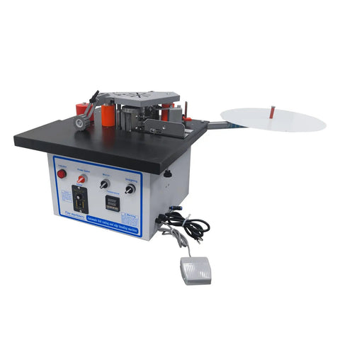 Heavy Duty Portable Edge Banding Machine Delivers Tight Seams With Double Side Glue And Adjustable Speed to effortlessly seal edges.