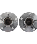 Rear Wheel Hub And Bearing Assembly Pair For Honda Civic 2016 To 2021 And Insight 2019 To 2022 top view with 5 lug ABS