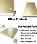 Science Classroom Sign 12x18 Inch Decor Dope Durable Rustproof Tin And Aluminum Construction Wear Resistant Wall Art For High School Middle School And Elementary Classrooms Everywhere, gold sign back with pre-drilled holes