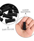 40 Pcs Executive Chair Caster Wheel Sleeves Durable Nylon Rubber Covers for Noise Reduction and Vibration Control close-up view