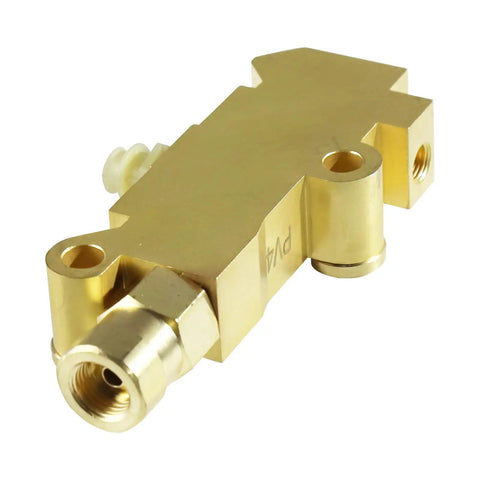 PV4 Brass Brake Proportioning Valve for Disc Brake Kits Four Wheel Disc Brakes Mopar Trucks Replacement 172 1361 High Strength Brass Valve With Standard Fittings and Master Cylinder Connections Ready for High Pressure Braking